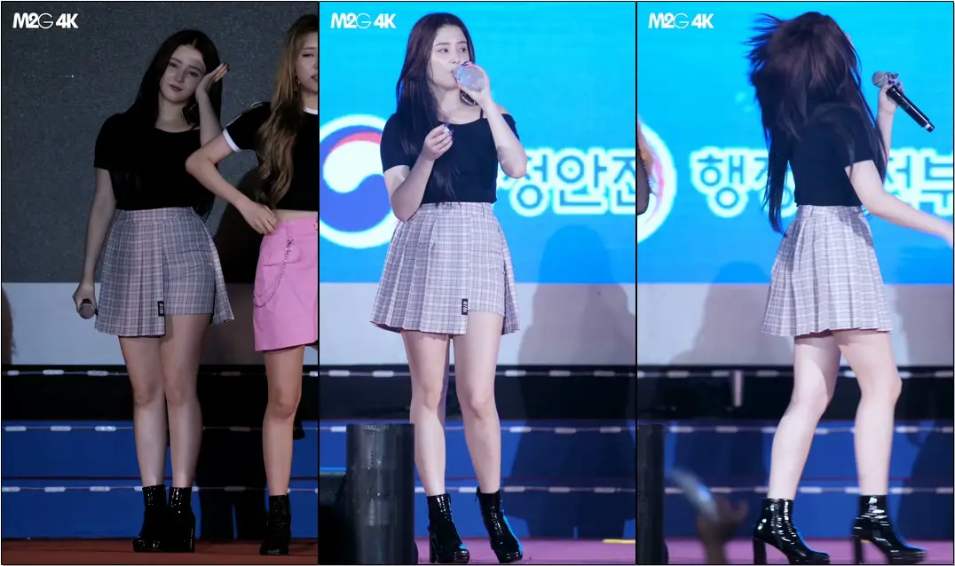 190809 #모모랜드 #Momoland #낸시 #Nancy ( 음악이 나오지않아서 토크 ) 대한민국 썸 페스티벌 #직캠 #Fancam