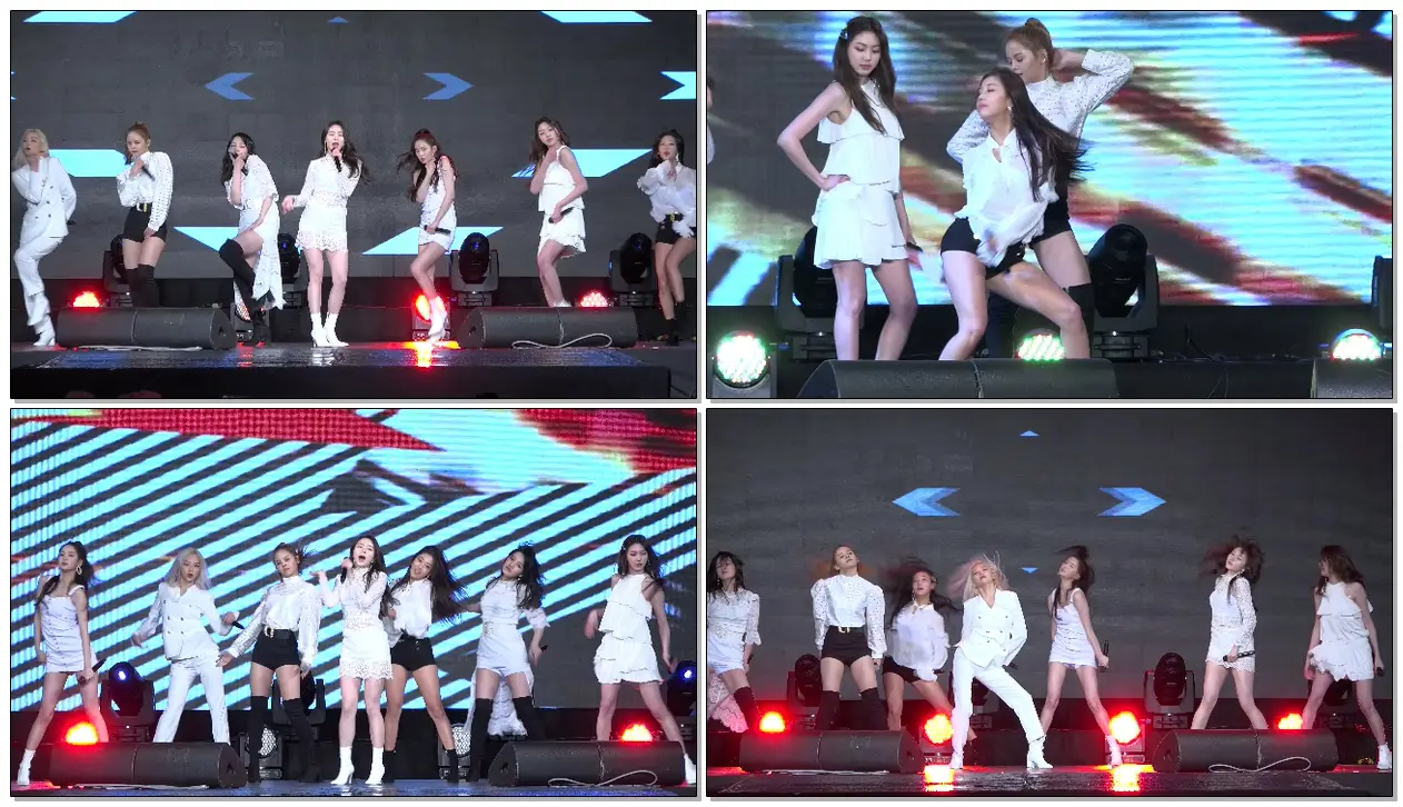 190426 #씨엘씨(#CLC) '블랙드레스(BLACK DRESS)' @단종문화제