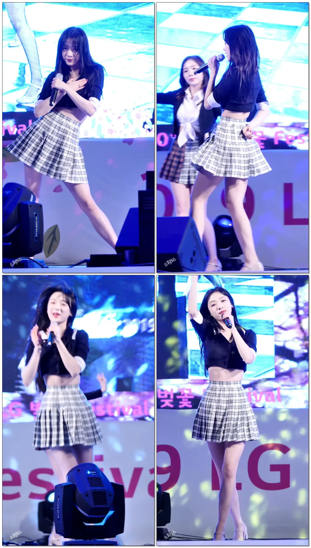 190404 #APRiL (#에이프릴) #진솔 (JinSol) - Tinker Bell (팅커벨) 직캠 (FANCAM) @LG 벚꽃축제 (나주)