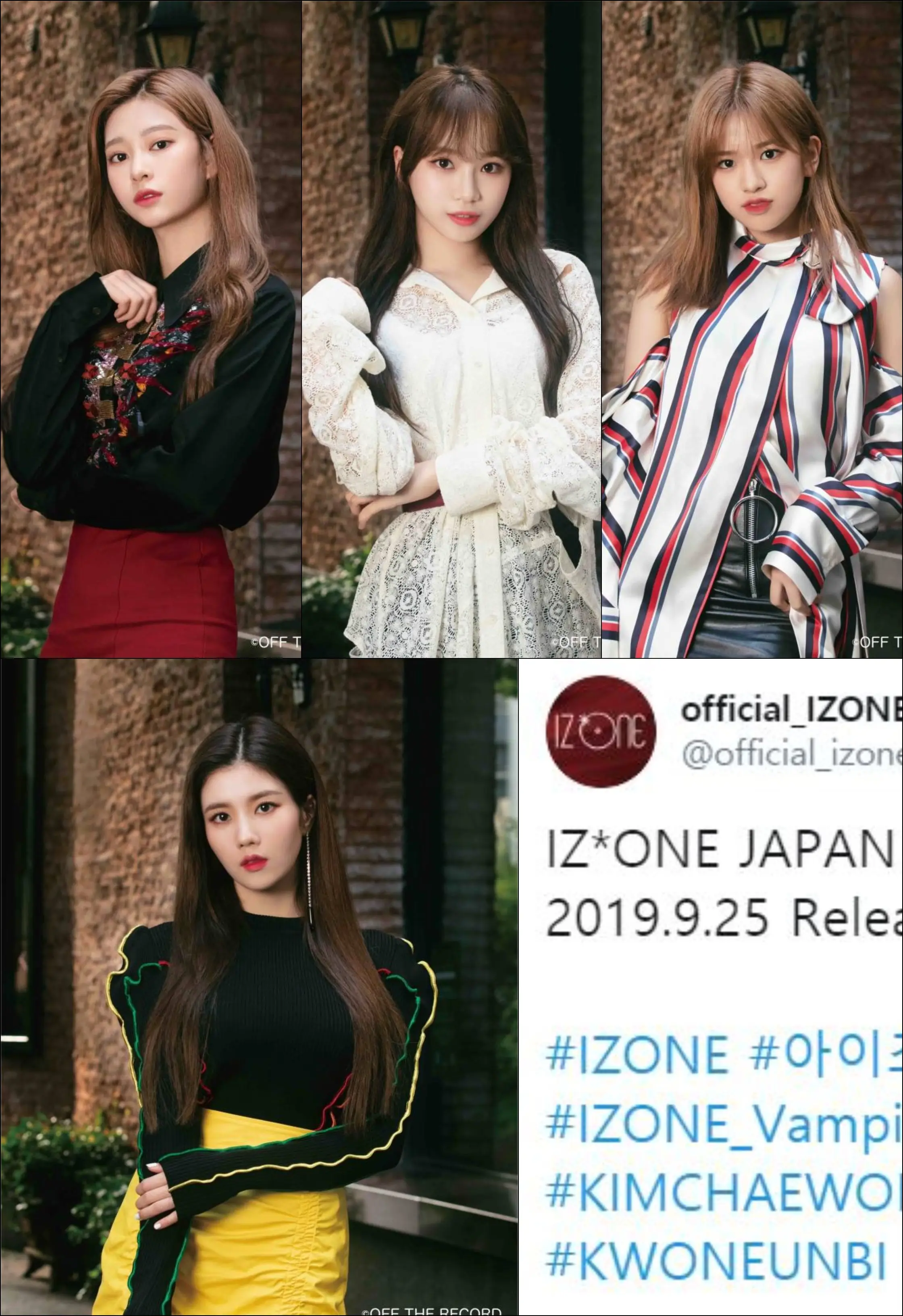 IZ*ONE JAPAN 3rd Single [Vampire] 2019.9.25 Release！