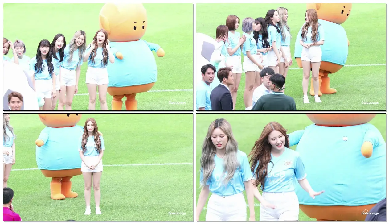 190526 #모모랜드 #MOMOLAND 대구 FC #낸시 #Nancy 시축 Kick Off @ 대구DGB은행파크