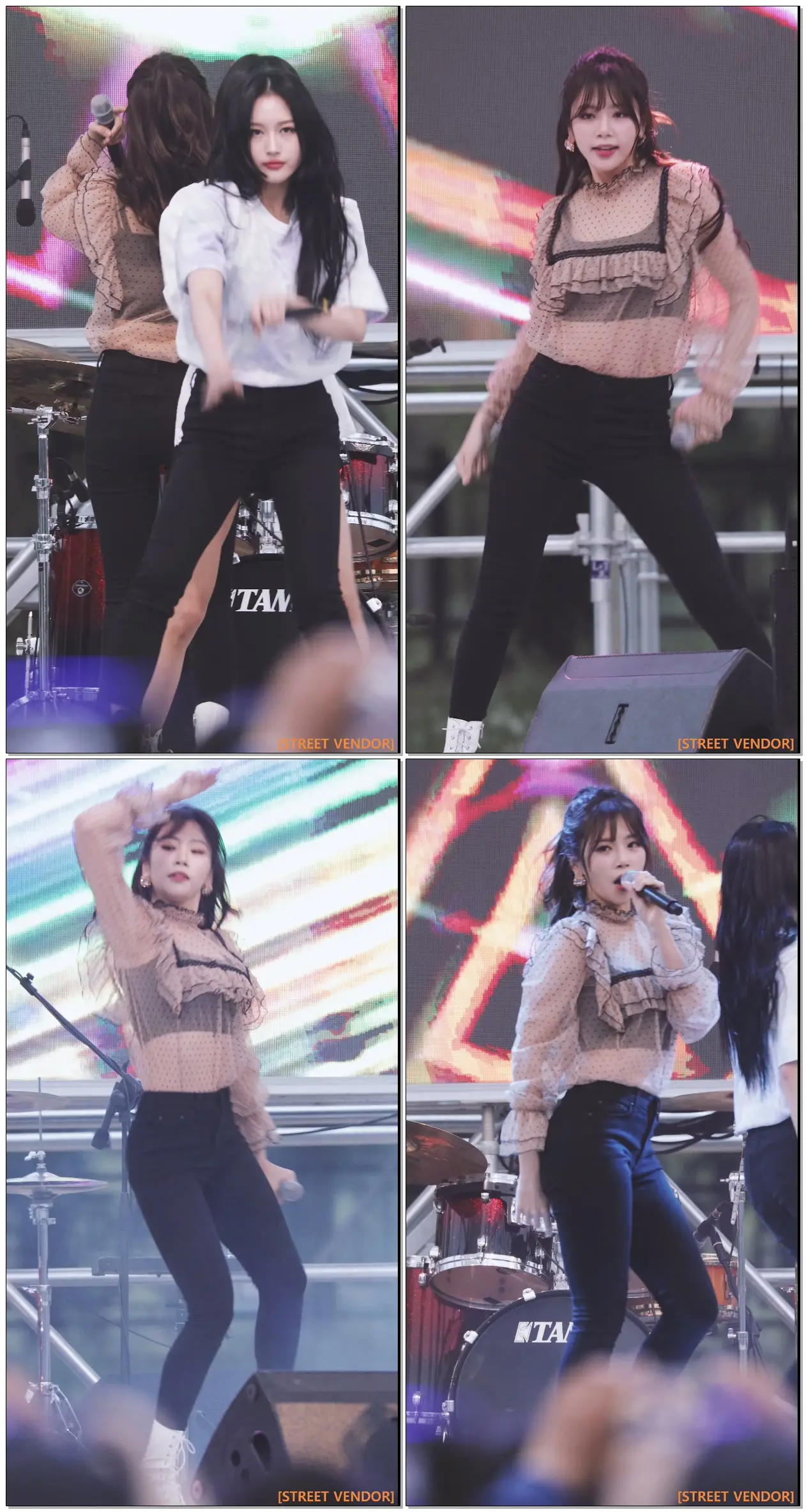 [190517][4K] #드림캐쳐(#Dreamcatcher) #지유 'good night' '직캠(fancam) - 과천시 청년행복 콘서트