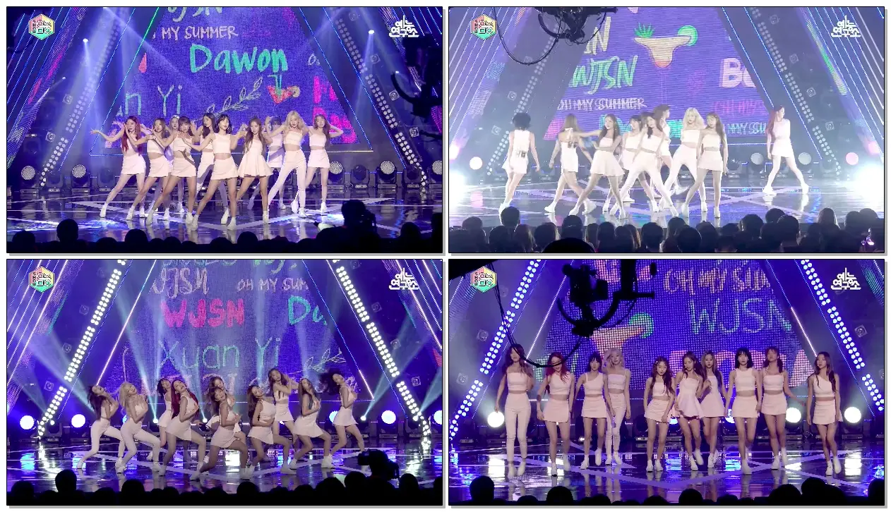 #WJSN - Oh My Summer, #우주소녀 - 눈부셔 @쇼!음악중심 20190608