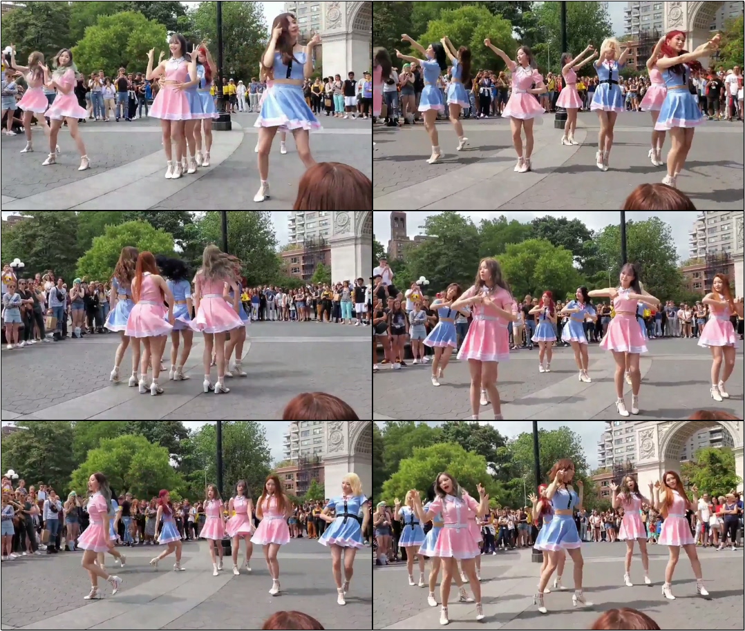 #FROMIS_9 New York Flash Mob