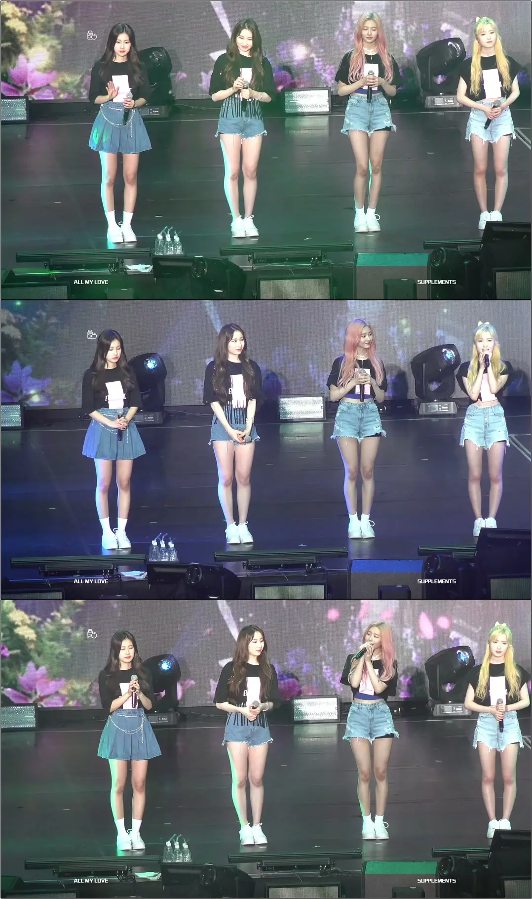 #IZONE #아이즈원 #アイズワン 190629 IZ*ONE 1ST CONCERT [EYES ON ME] IN TAIPEI - 비밀의 시간(채연 Ver.)