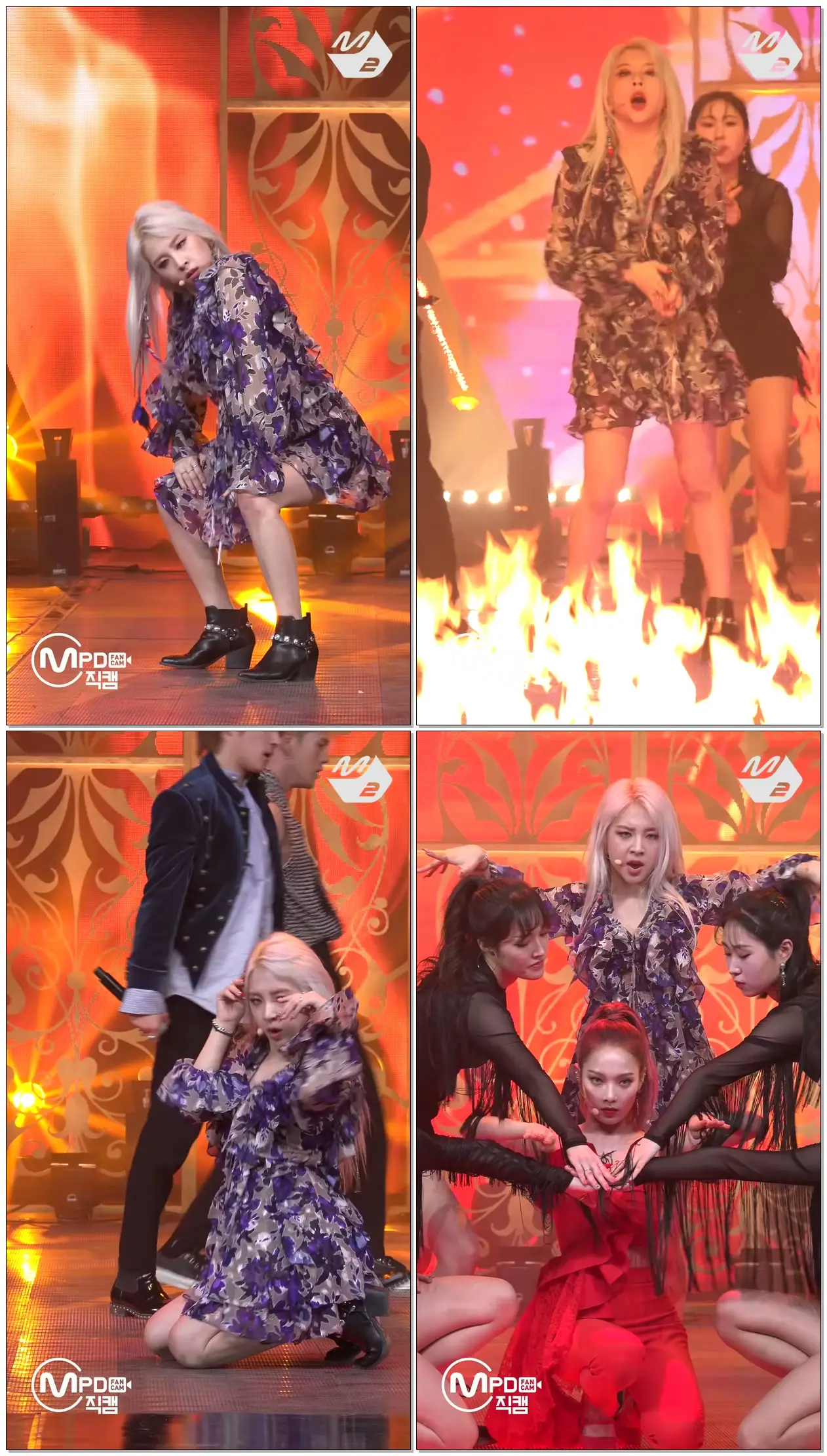 카드 지우 직캠 '밤밤(Bomb Bomb)' (KARD JIWOO FanCam) | @MCOUNTDOWN_2018.3.2