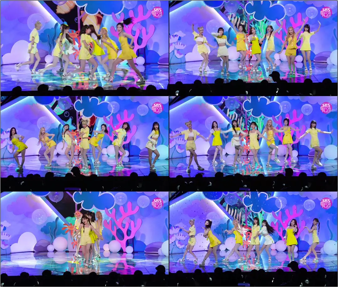 [안방1열 직캠4K] #오마이걸 'BUNGEE' 풀캠 (OH MY GIRL 'Fall in Love' #FanCam)│@SBS Inkigayo_2019.8.11