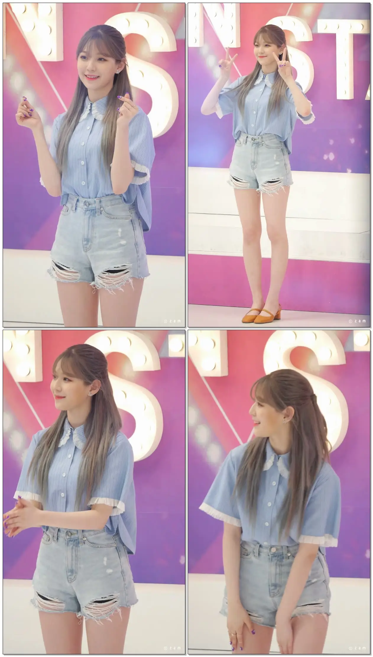 #프로미스나인 #백지헌 - 포토타임 (TBS팩트인스타 스타인터뷰)