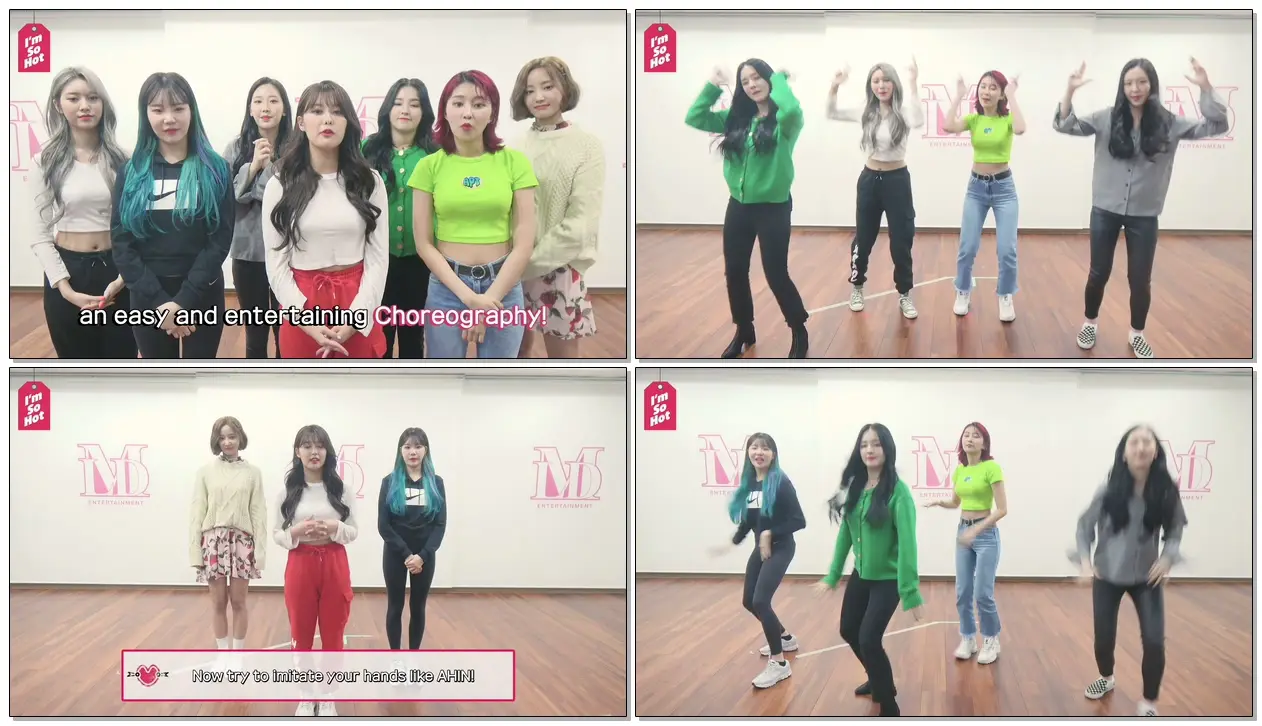 #모모랜드(#MOMOLAND) “I'm So Hot” Points choreography TUTORIAL