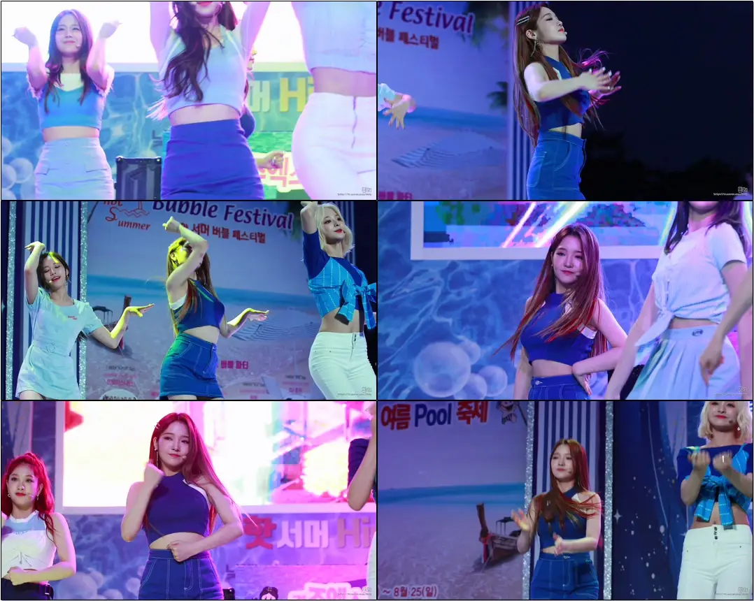 190727 #프로미스나인(#fromis_9) #노지선 - LOVE RUMPUMPUM (경주 엑스포 여름 pool 축제)