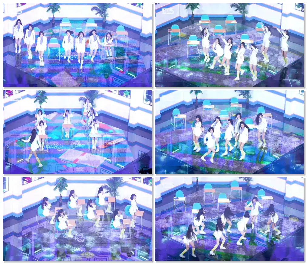 #위클리 'Tag Me' (Weeekly 'Tag Me' High Angle Cam)│@SBS Inkigayo_2020.7.5