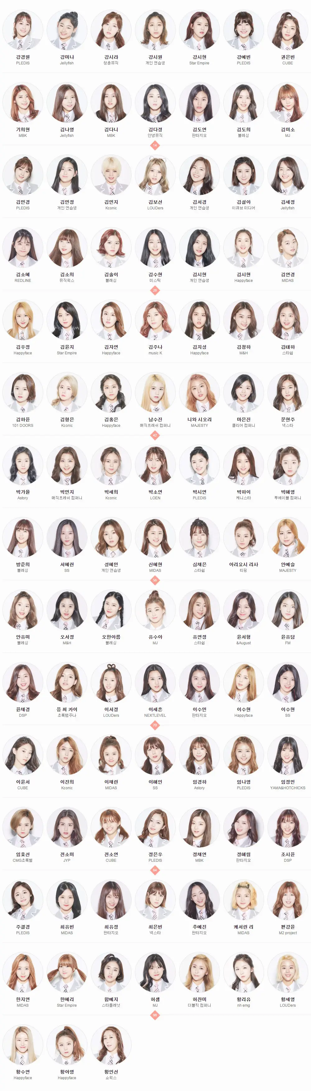프로듀스101 연습생 7차 라인업.jpg (마지막)