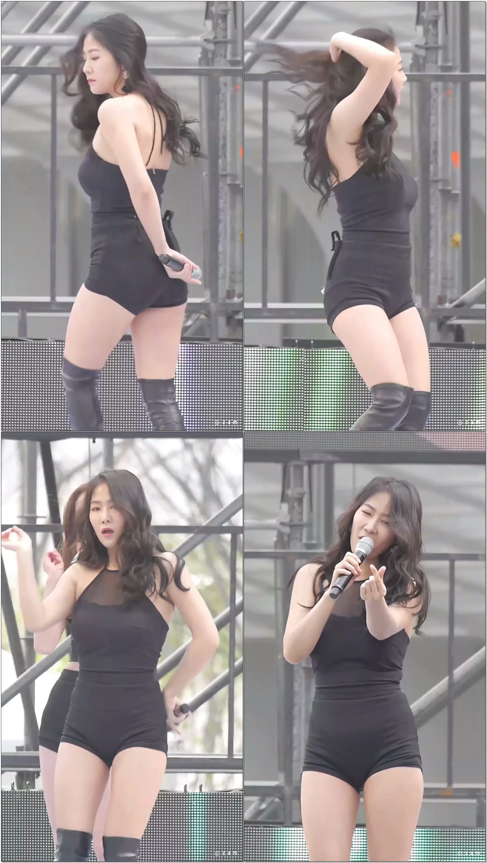 170408 씨스타 소유 - Ma Boy (석촌호수벚꽃축제 롯데월드타워) 직캠 fancam by zam
