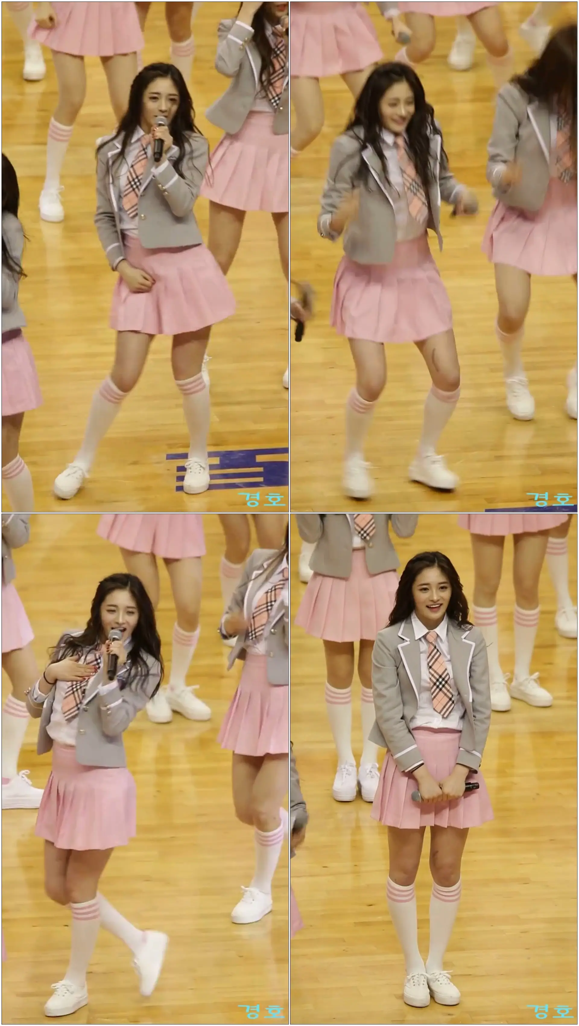 160110 프로농구 올스타전 프로듀스101 (produce 101) Pick me 주결경 직캠 by 경호
