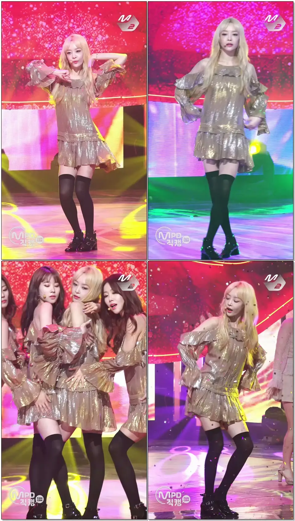[MPD직캠] 멜로디데이 유민 직캠 Kiss on the lips Melodyday Yoo-Min Fancam @엠카운트다운_170216