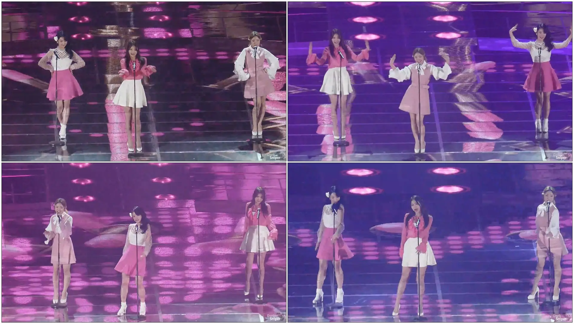 [직캠]151230 윤보미(에이핑크), 혜정(AOA), 휘인(마마무) - 분홍 립스틱 / KBS 가요대축제 @고척스카이돔 by DarkSniper