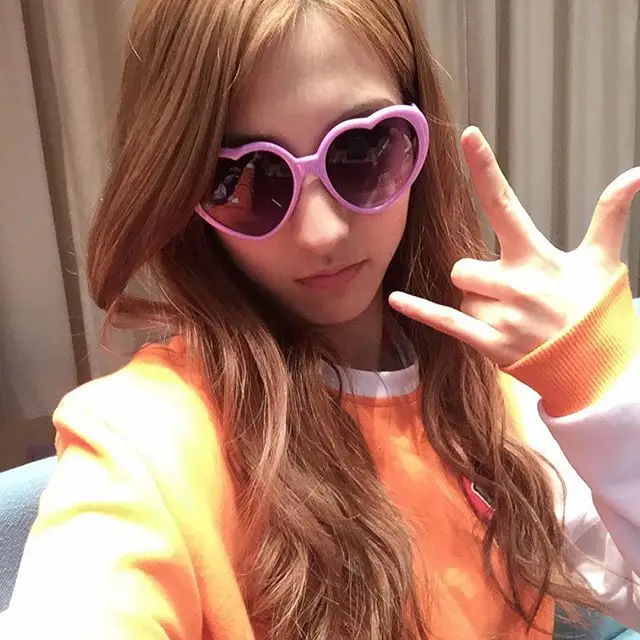 우주소녀 160313 인스타그램 - 오렌지 만두 스케줄 끝났습니당