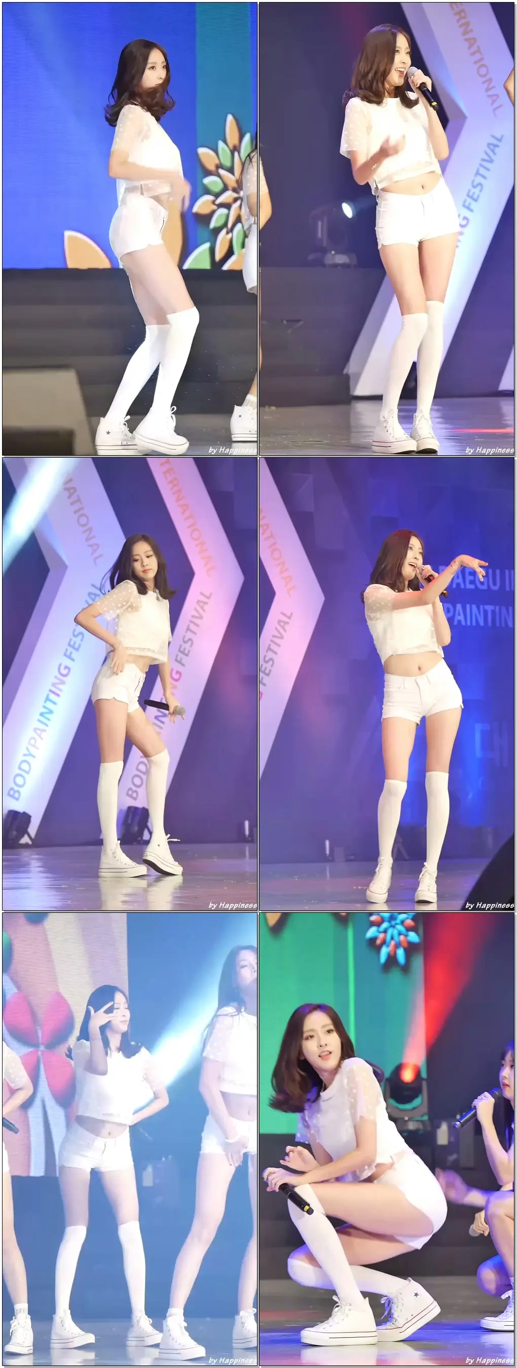 160828 베스티 (BESTie) - 두근두근 (Pitapat) (해령) 대구 바디페인팅 페스티벌 직캠 Fancam By Happiness