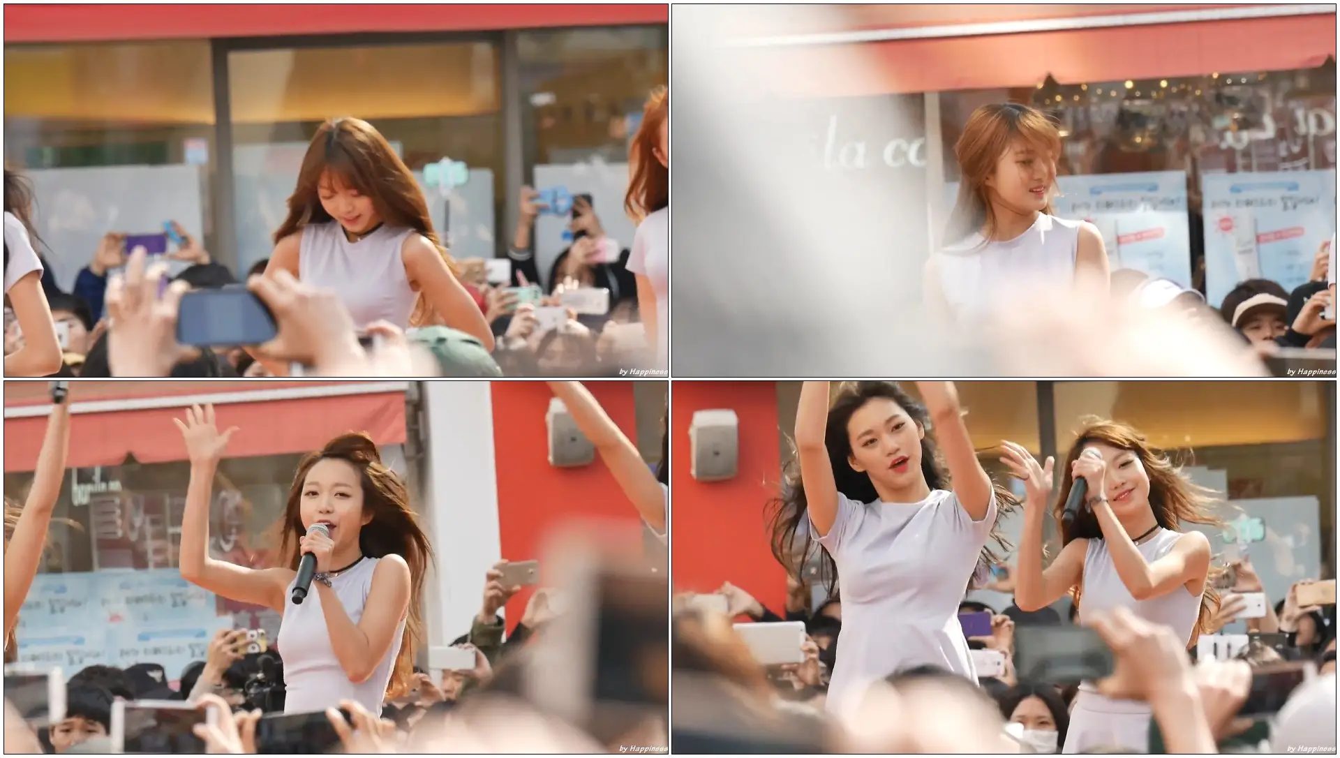 160326 프로듀스101 (소녀온탑) - 같은곳에서 _ 직캠 Fancam By Happiness