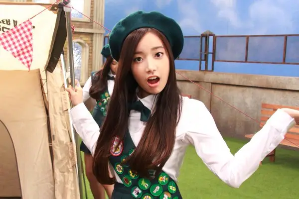 에이프릴 뮤직비디오 현장 셀카