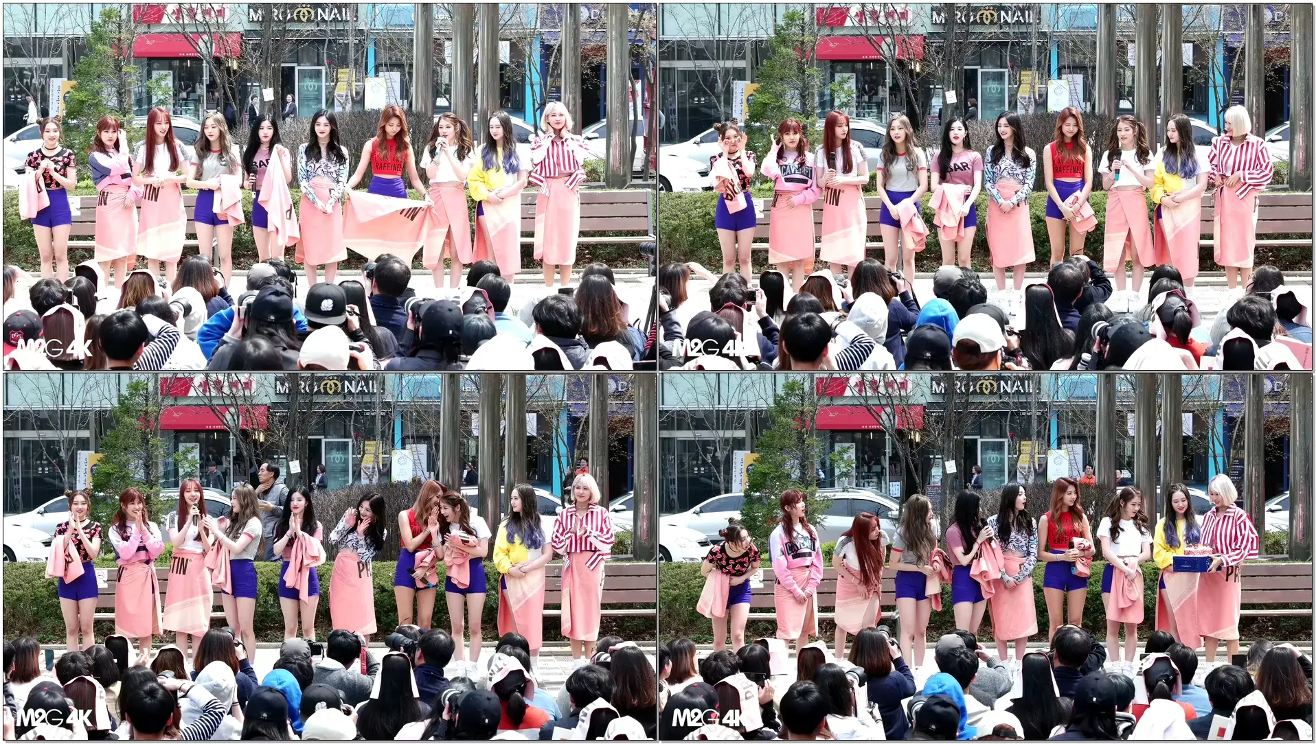 [직캠] 170408 미니팬미팅 - 프리스틴 ( 오프닝인사 )