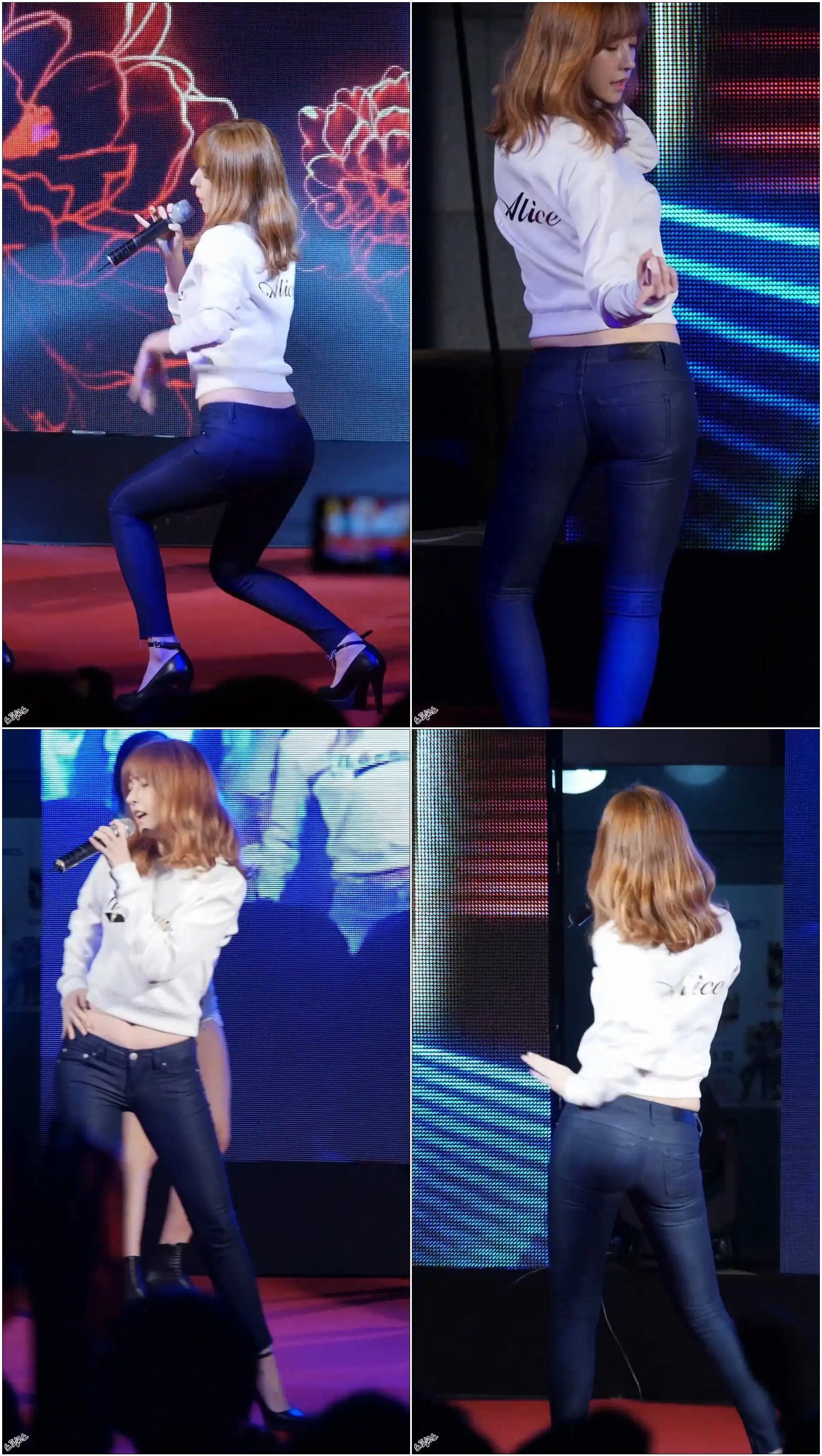 헬로비너스(HELLOVENUS) 앨리스(ALiCE) - 끈적끈적(StickySticky), 직캠 FANCAM - 한국폴리텍 운암제 160512 - 스핑크스