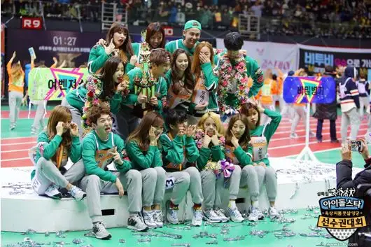 '아육대'서 걸그룹들 첫 리듬체조 도전