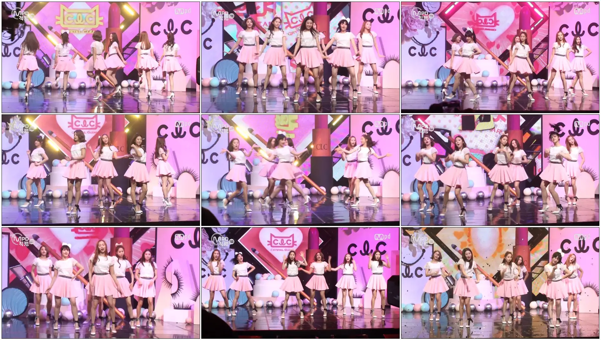 [MPD직캠] 씨엘씨 직캠 CLC 예뻐지게 High Heels Fancam @엠카운트다운_160303