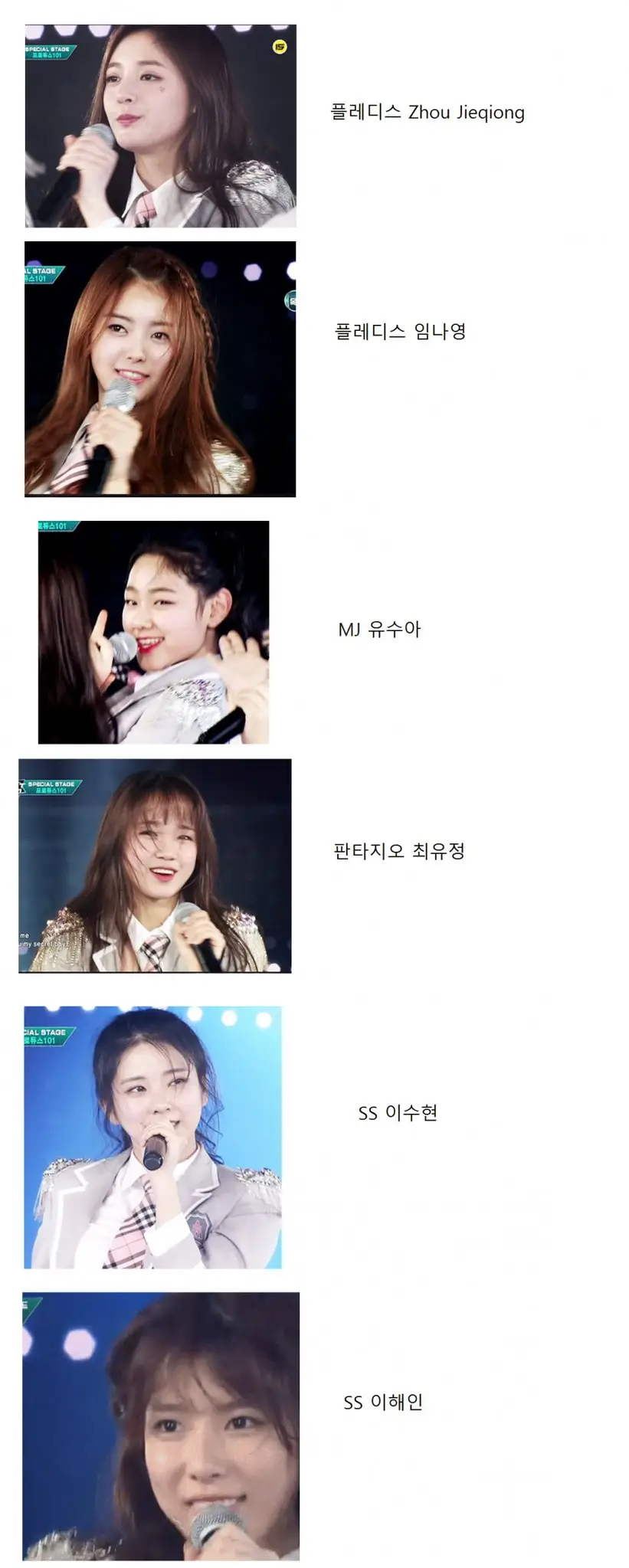 프로듀스101 주요 여자연습생.jpg