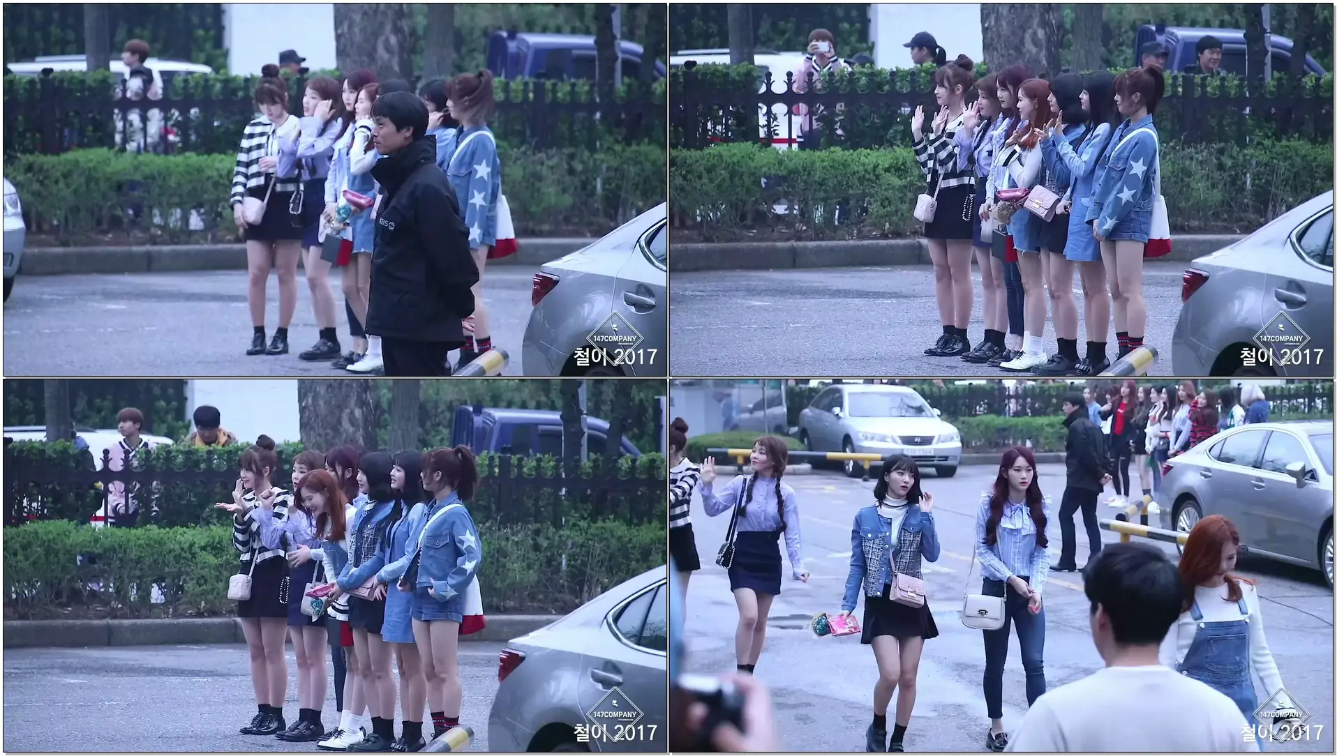 170407 FULL-HD (출근길) 오마이걸(OH MY GIRL) 전체 BY 철이 147Company - kbs 뮤직뱅크 신관공개홀(직캠/fancam)