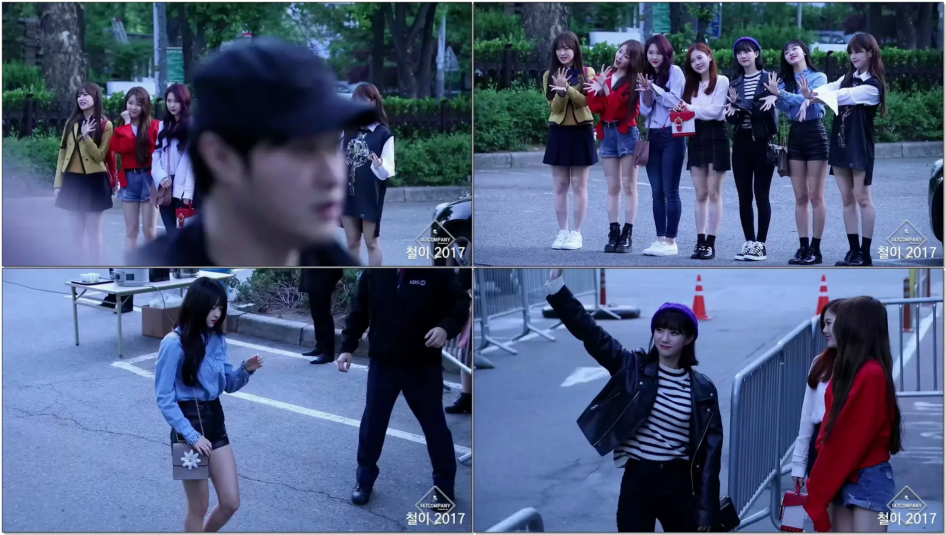 170428 오마이걸 (OH MY GIRL) 직캠 (뮤직뱅크 출근길) By 철이