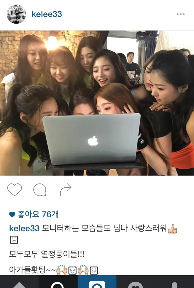 아이오아이(I.O.I) 화보촬영 비하인드컷