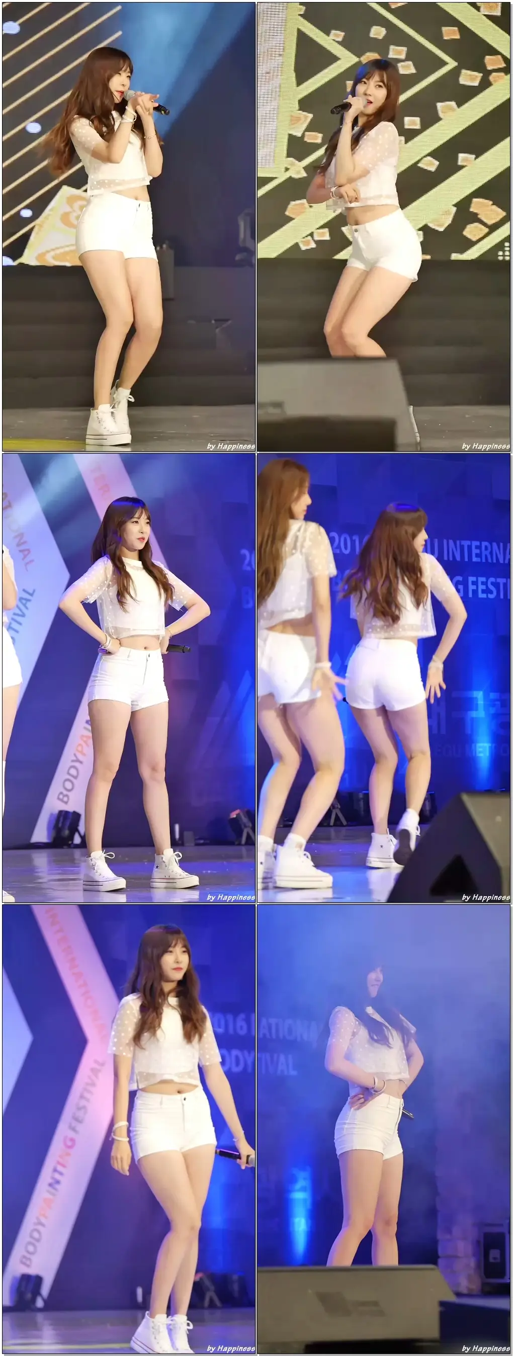 160828 베스티 (BESTie) - 땡큐베리머치 (THANK U VERY MUCH) (다혜) 대구 바디페인팅 페스티벌 직캠 Fancam By Happiness