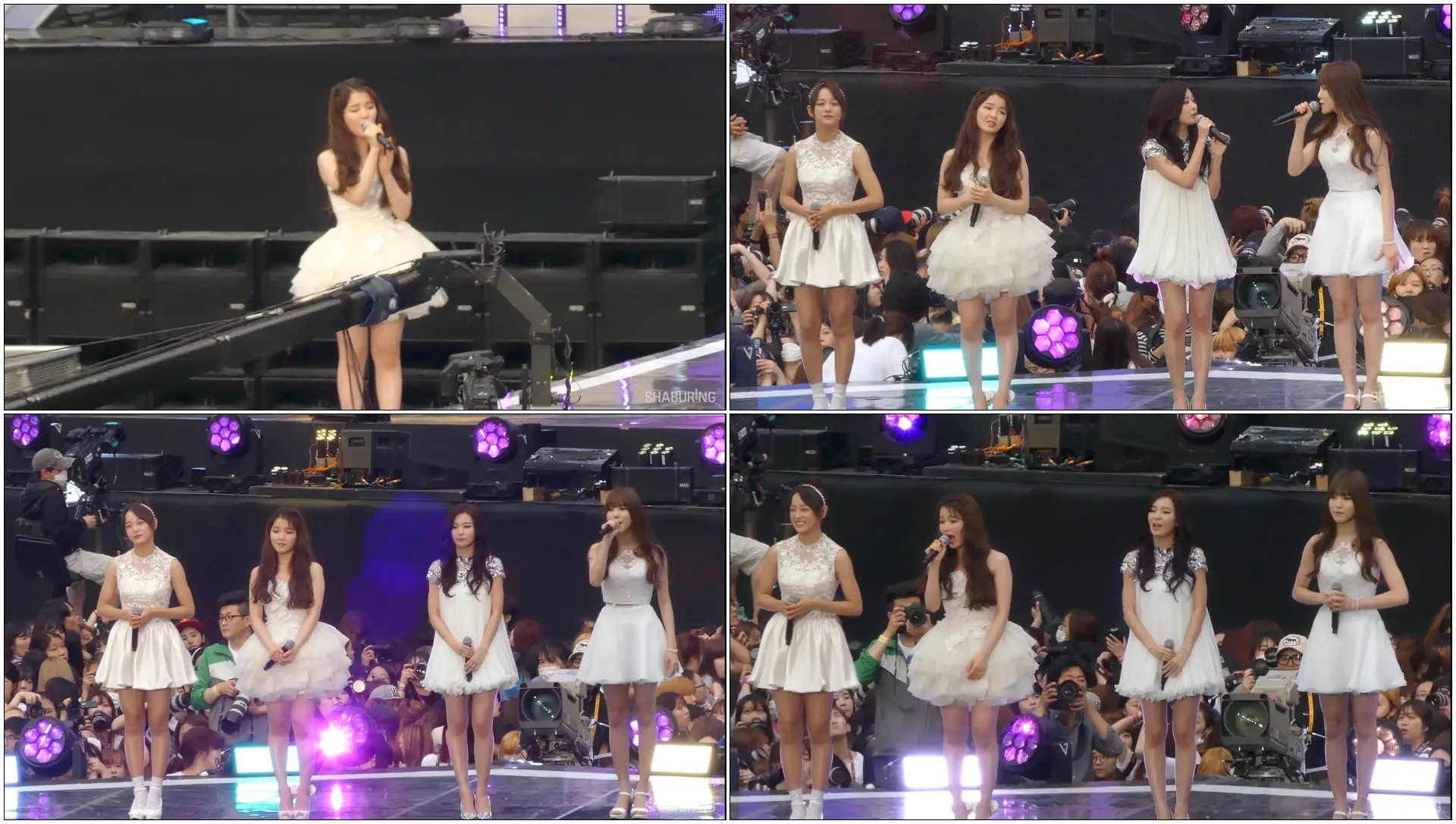 160604 유주(GFRIEND),승희(OHMYGIRL),슬기(RED VELVET),세정(I.O.I) One Dream 합동무대 @ 드림콘서트 by 샤부링