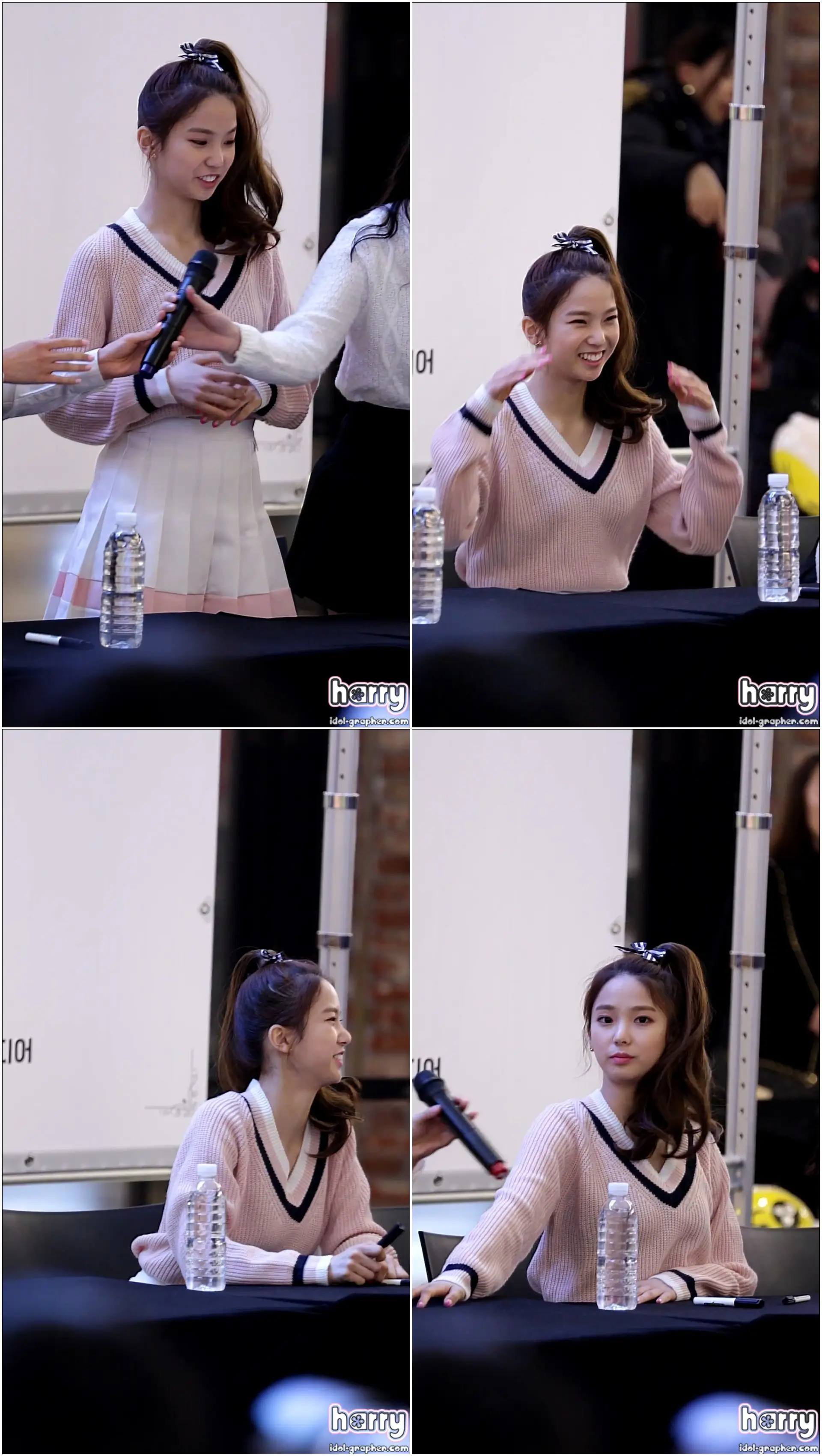 [160312] CLC(씨엘씨) 유진 사인회 직캠(fancam) - 미니 3집 [REFRESH] 발매기념 팬사인회 오프닝(opening),@IFC몰