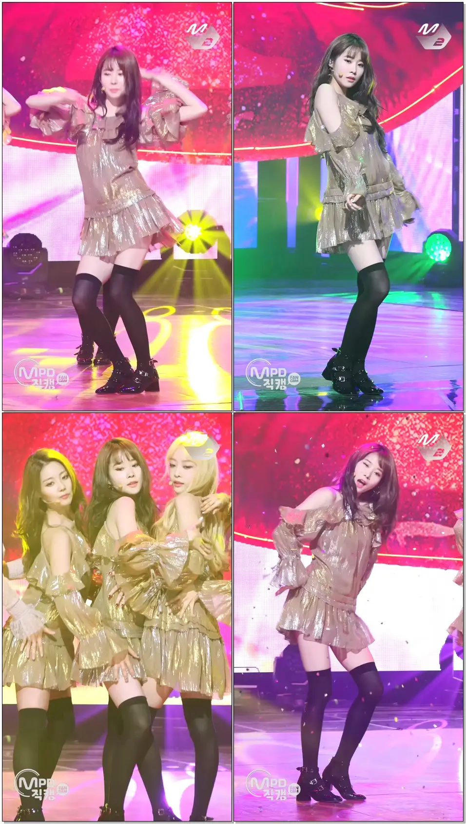 [MPD직캠] 멜로디데이 차희 직캠 Kiss on the lips Melodyday Cha-Hee Fancam @엠카운트다운_170216