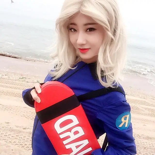 경리(나인뮤지스) 160703 인스타그램 - 마인들이 바라던 금발이야 어때?