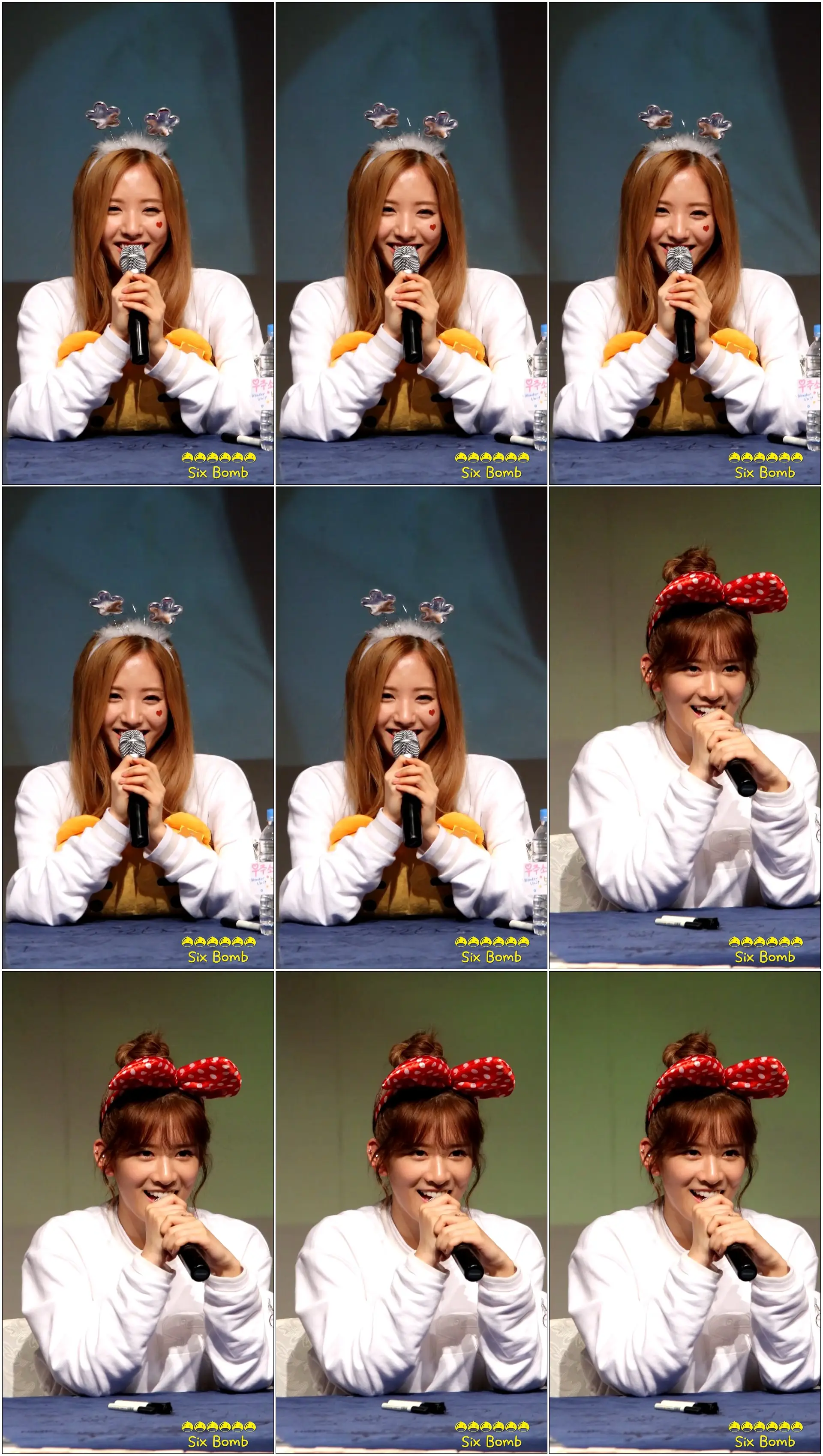 160305 우주소녀WJSN,Cosmic Girls 설아 보나 엑시 귀신꿍꼬또 신촌 팬사인회 직캠Fancam By 식스밤