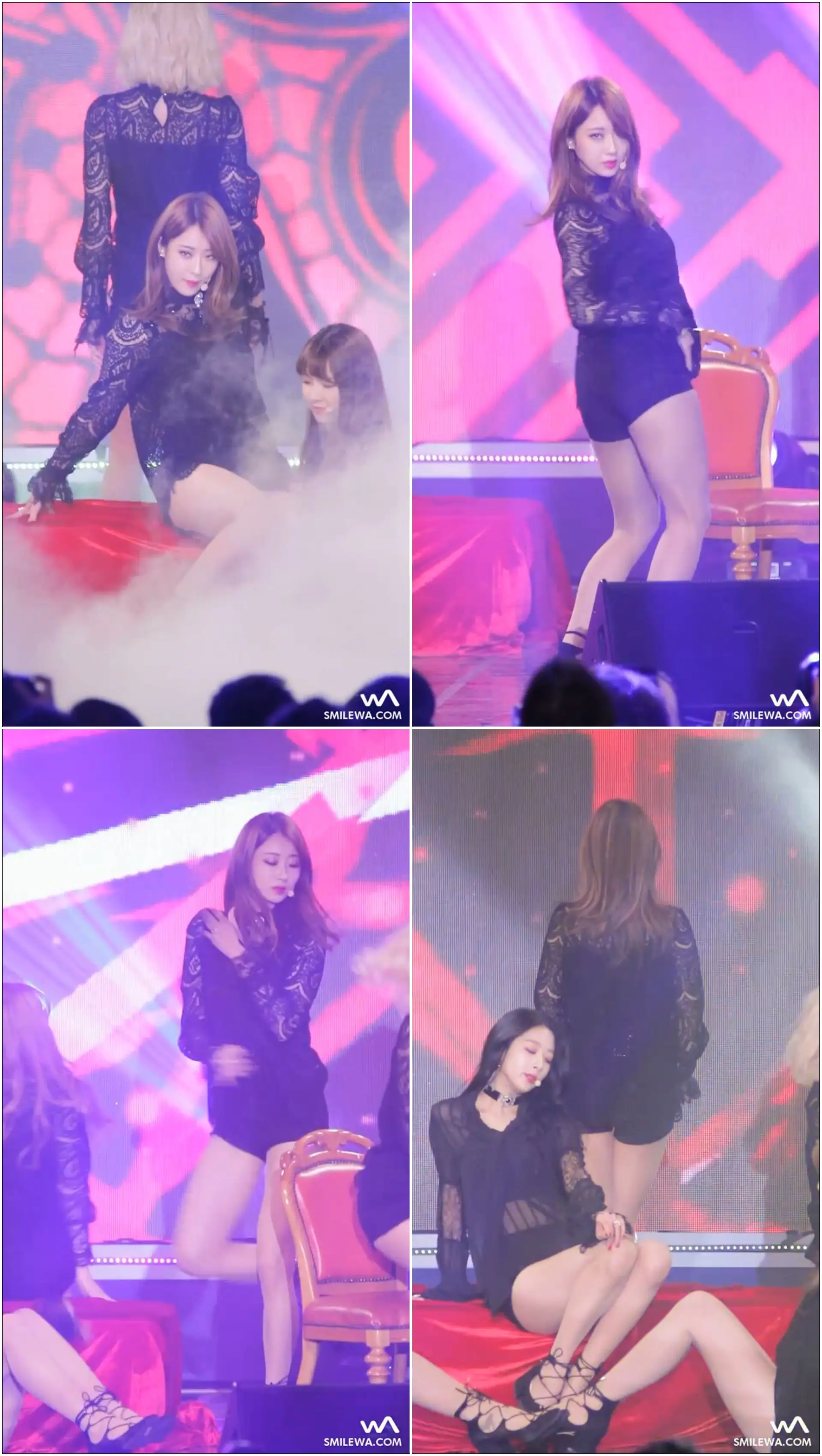 151201 나인뮤지스(9MUSES) 경리,민하 @K리그 대상 직캠/Fancam by -wA-