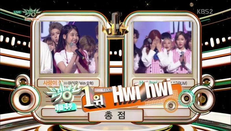 170428 뮤직뱅크 - 라붐 1위