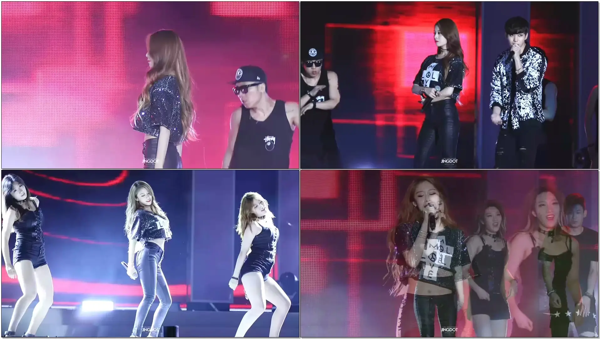 150804 더쇼 K-POP페스티벌 내귀에캔디 지연(Jiyeon (T-ARA)) Jiyeon 멀티캠