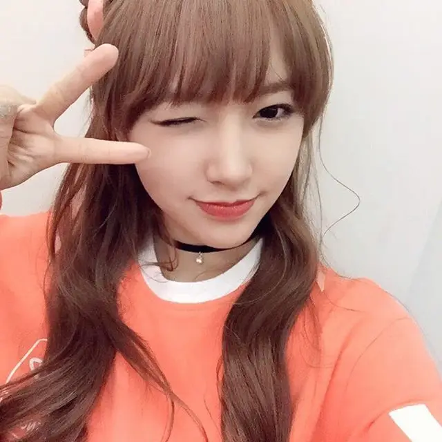 우주소녀 160313 인스타그램 - 오렌지 만두 스케줄 끝났습니당