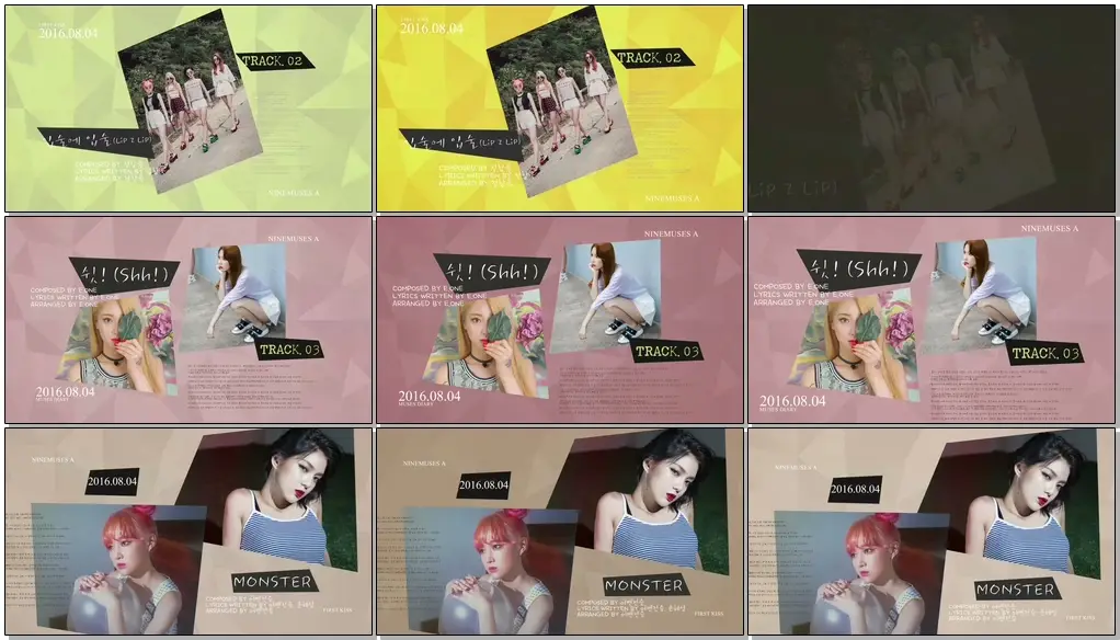 나인뮤지스A[9MUSES A] - MUSES DIARY 앨범 미리 듣기