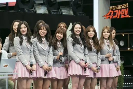 전용교복 입고 출연하는 ioi(아이오아이).jpg (슈가맨)