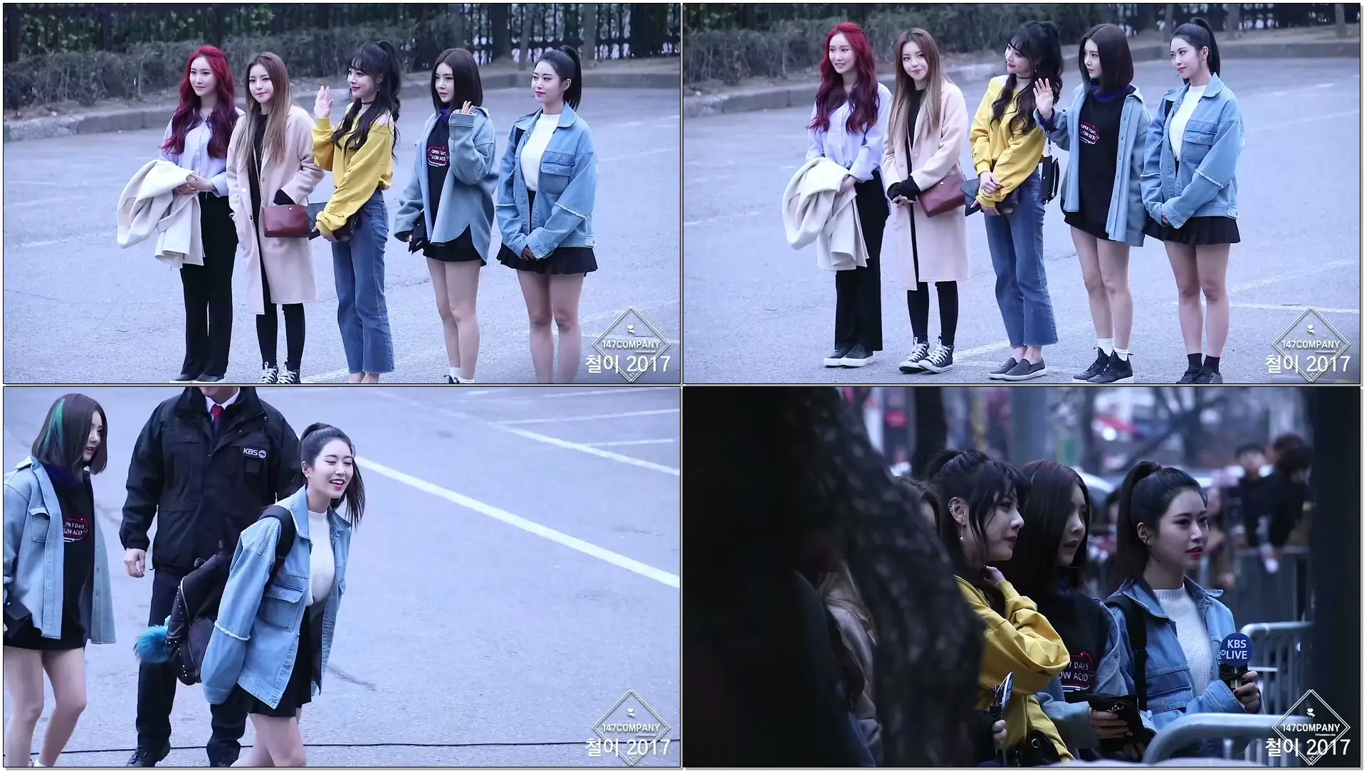 170324 FULL-HD (출근길) 브레이브걸스(Brave Girls) 전체 BY 철이 147Company - kbs 뮤직뱅크 신관공개홀(직캠/fancam)