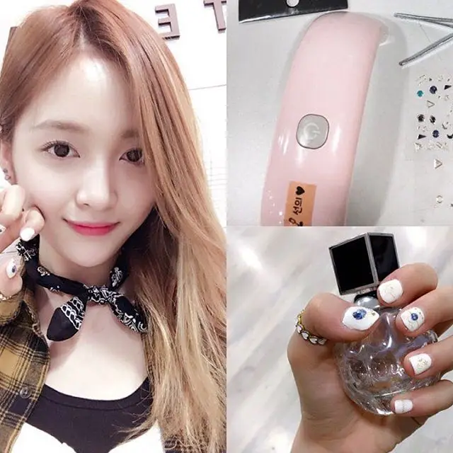 우주소녀 160525 인스타그램 - 오늘 네일 이름 우주입니다