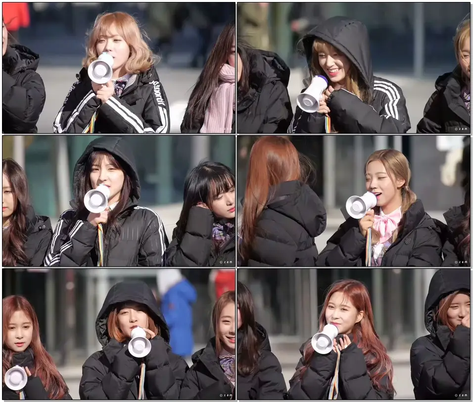 170114 우주소녀 WJSN 미니팬미팅 - 멤버별 멘트 (상암 CJ E&M센터앞 광장) 직캠 fancam by zam