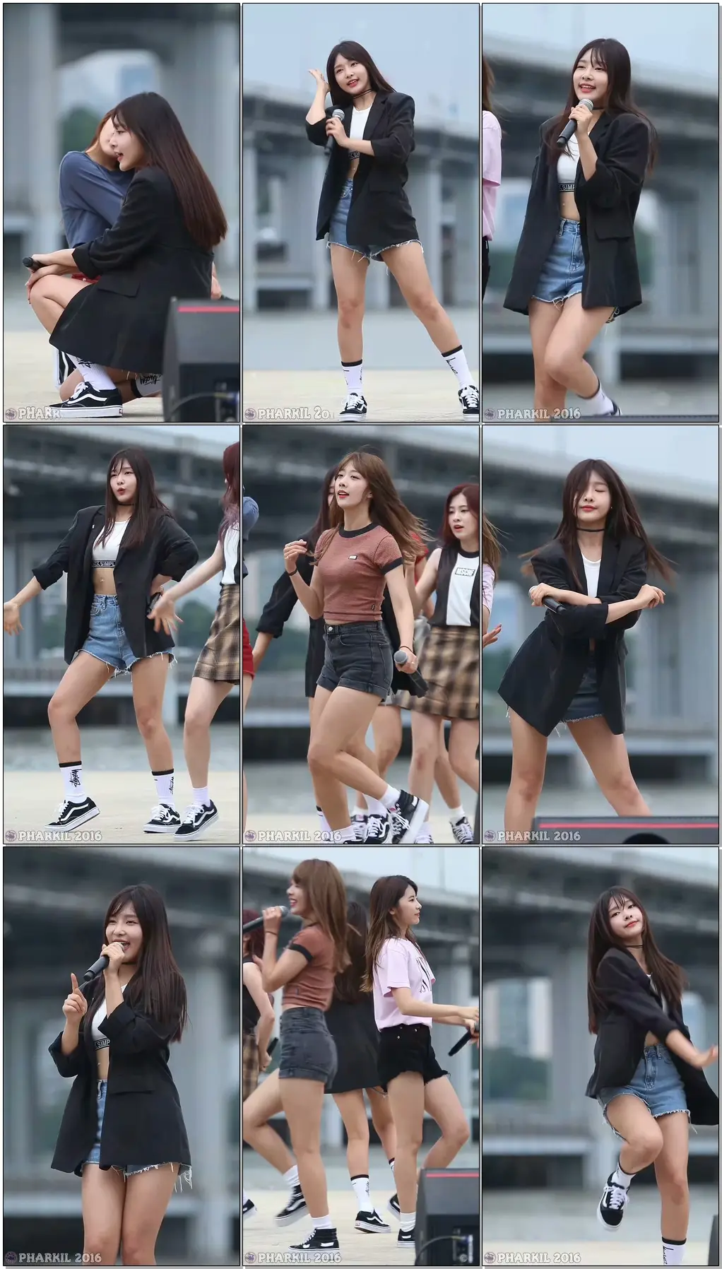 [직캠/Fancam] 160717 다이아(DIA) (제니) 그 길에서 @ 반포 한강시민공원 버스킹