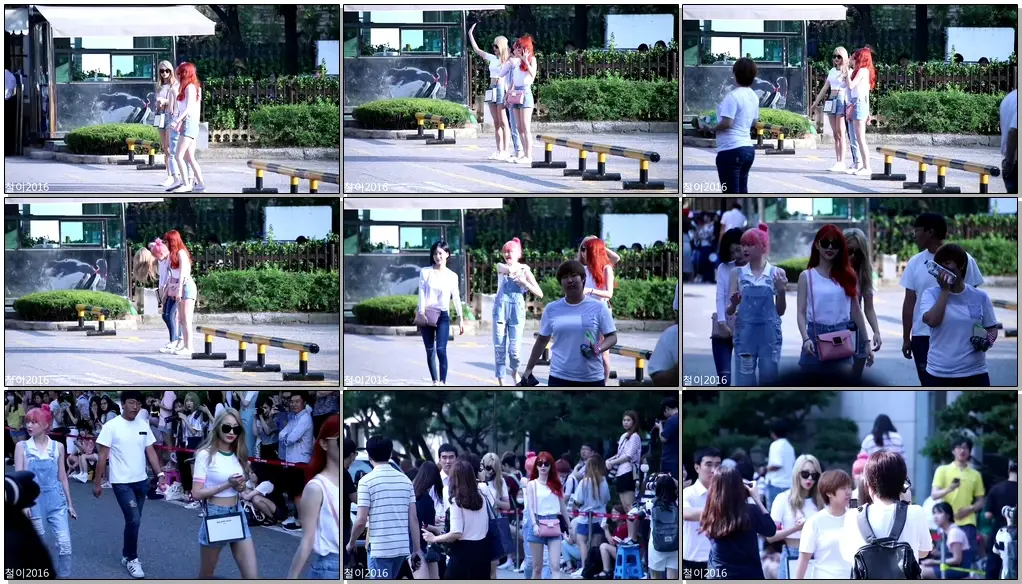 160805 (출근길) 나인뮤지스 A(9MUSESa) 전체 BY 철이 - kbs 공개홀 뮤직뱅크(직캠/fancam)