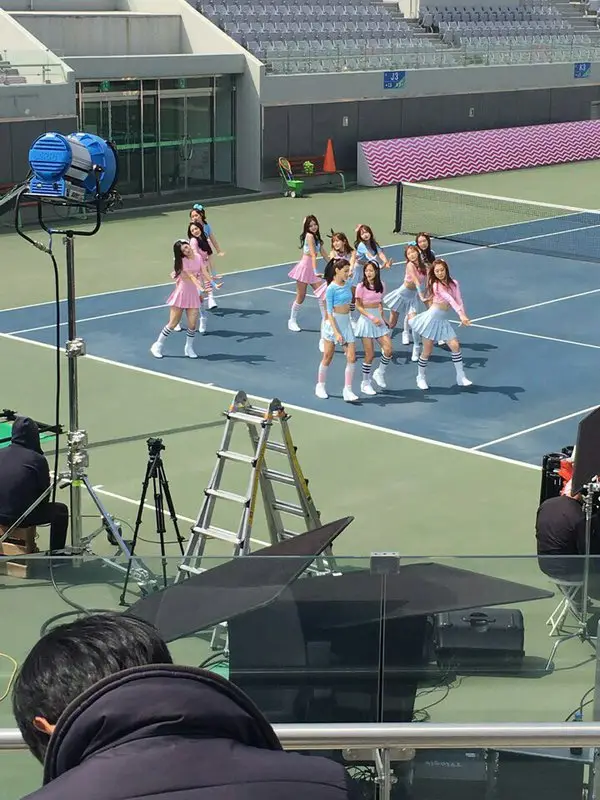 아이오아이(I.O.I) 뮤직비디오 촬영현장 직찍